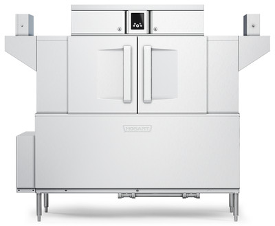 Hobart CL64-DWR+BUILDUP Low Temp Conveyor Dishwasher With Booster Heater