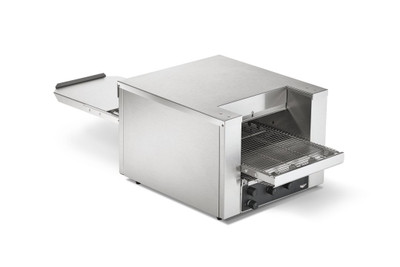 Vollrath SO2-24010.5 40.88" W x 16.13" D x 12.25" H Stainless Steel Aluminum Countertop Electric Conveyor Pizza Oven