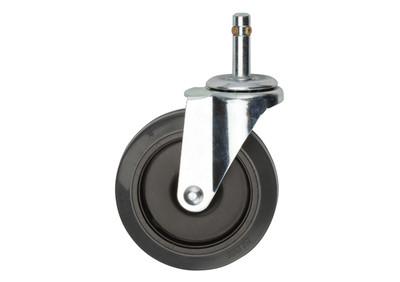 Winco Uc-Wh Caster 4&quot; Dia. 50 Lb. Capacity Swivel Stem Without Brake Steel Plate Plastic Wheel