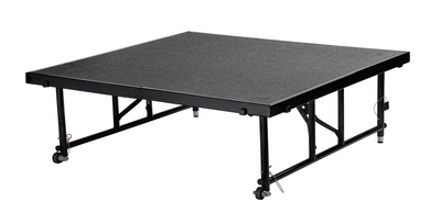 National Public Seating TFXS48481624 48&quot; W x 48&quot; D x 24&quot; H Square Transfix Stage Platform