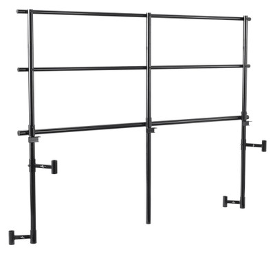 National Public Seating GRTPR3 Back Guardrail for 3-Level Transport Riser