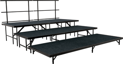 National Public Seating SST363L 96&quot; W x 108&quot; D Rectangular Straight Stage Set