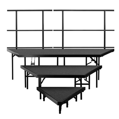 National Public Seating SPST363L 83.75" W x 108" D Stage Pie