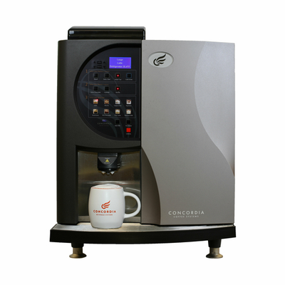 Concordia INTEGRA 1 100 12 Oz. Cappuccinos Per Hour 1 Group Countertop Integra Superautomatic Espresso Machine - 208-240 Volts