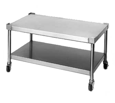 Jade ST-30 30" Stainless Steel 14 Gauge Open Base with Bottom Shelf Equipment Stand