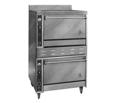 Jade JTRH-36-NG Stainless Steel 1 Deck Natural Gas Titan Heavy Duty Range Type Oven - 35,000 BTU