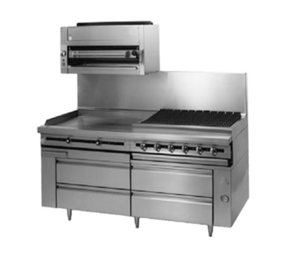 Jade JFLH-04R-T-72 25" H Stainless Steel Titan Fire and Ice Freezer Base