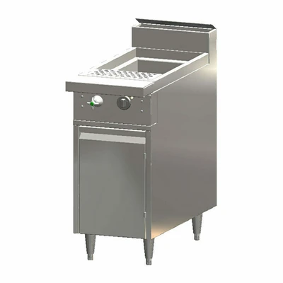 Jade JTPC-18-NG 11 Gal. Stainless Steel Single Tank Natural Gas Titan Heavy Duty Pasta Cooker - 80,000 BTU