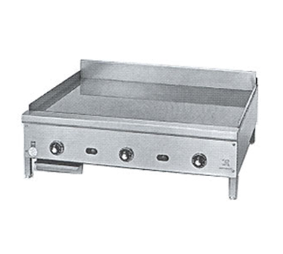 Jade JGT-2442-NG 42" W Stainless Steel Countertop Natural Gas Thermostatic Controls Supreme Griddle - 90,000 BTU