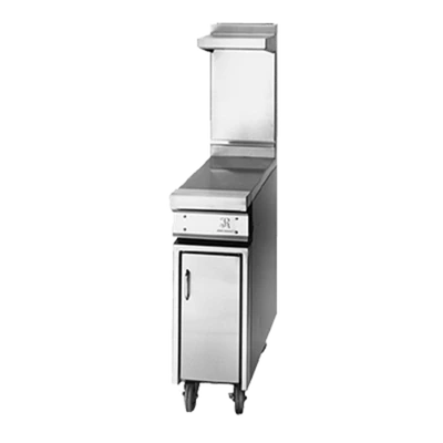 Jade JTPR-36-SD 36" W Stainless Steel Titan Spreader Open Cabinet Base with Insulated Double Wall Door
