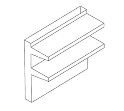 Jade DS-60 60" Stainless Steel Titan Double-Deck High Shelf