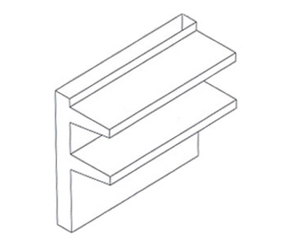 Jade DS-60 60&quot; Stainless Steel Titan Double-Deck High Shelf