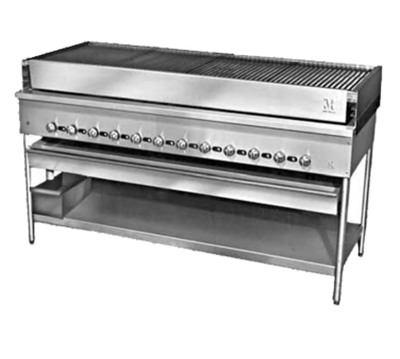 Jade JCB-42-NG 42" W Natural Gas Floor Model Titan Chicken Broiler - 105,000 BTU