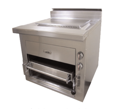 Jade JSHBR-36-NG Stainless Steel Front and Sides Single-Deck Natural Gas Titan Heavy Duty Upright Radiant Broiler - 90,000 BTU