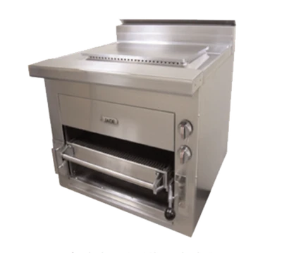 Jade JSHBR-36-NG Stainless Steel Front and Sides Single-Deck Natural Gas Titan Heavy Duty Upright Radiant Broiler - 90,000 BTU
