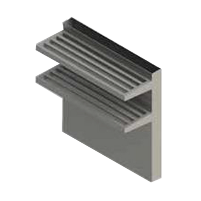 Jade DTS-12-BIST 12" Stainless Steel Bistro Double-Deck Tubular High Shelf