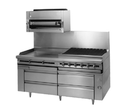 Jade JRLH-04R-T-66 66" (4) 27.25" Removable Drawers Stainless Steel Front Face and Sides Titan Fire and Ice Refrigerated Base - 115 Volts