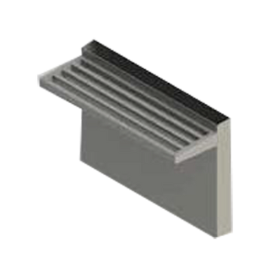 Jade TS-12-BIST Stainless Steel Bistro 12" Single Deck Tubular High Shelf