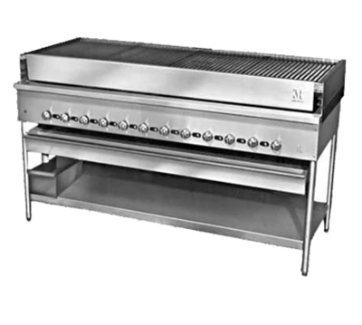 Jade JCB-60-LP 60" W Liquid Propane Floor Model Titan Chicken Broiler - 150,000 BTU