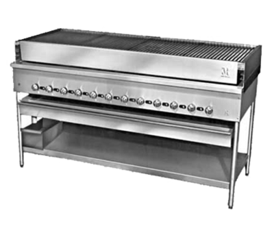 Jade JCB-60-LP 60" W Liquid Propane Floor Model Titan Chicken Broiler - 150,000 BTU