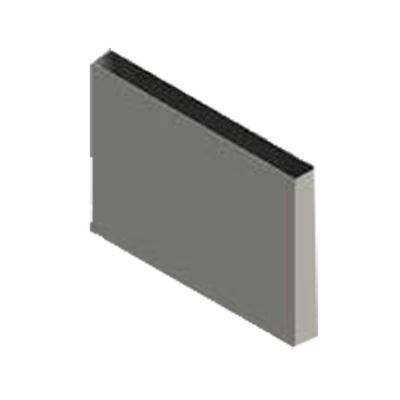 Jade R-36-BIST 36" Stainless Steel Bistro High Back Riser