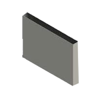 Jade R-36-BIST 36" Stainless Steel Bistro High Back Riser