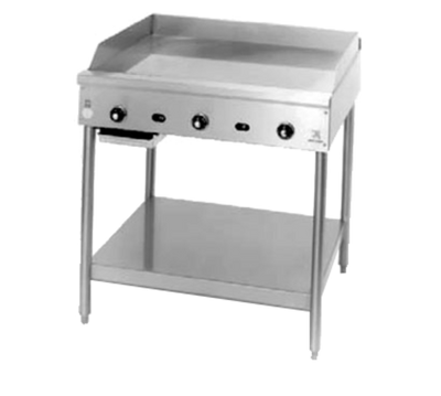 Jade JGT-2424-F-LP 24" W Stainless Steel Floor Model Liquid Propane Thermostatic Controls Supreme Griddle - 60,000 BTU