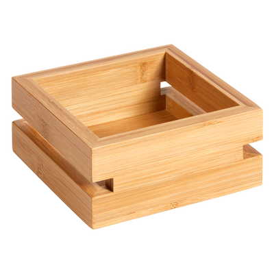 Rosseto BD134 Natural Finish Bamboo Small Square Natura Tray