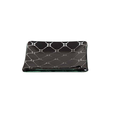 Rosseto GLS057B Black Square Zenit Mini Plate