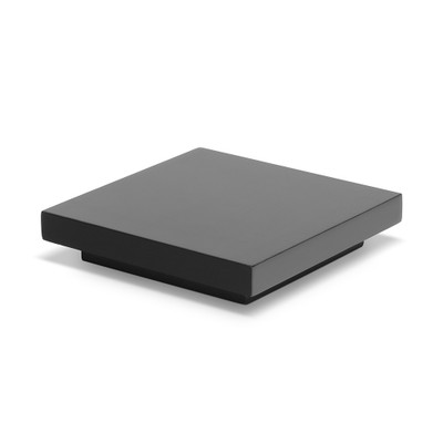Rosseto SW105 6.7" W Black Bamboo Square Skycap Riser Cap