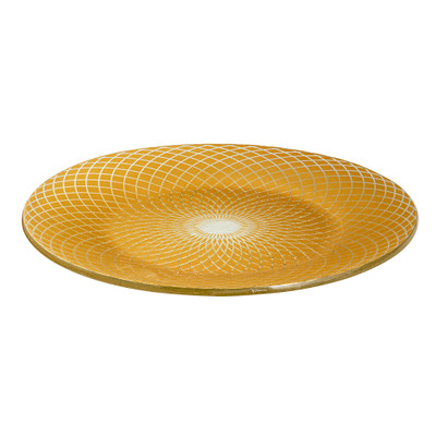 Rosseto GLS036G Gold Round Spiro Platter
