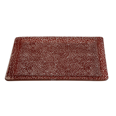 Rosseto GLS044C Cognac Round Foglia Platter