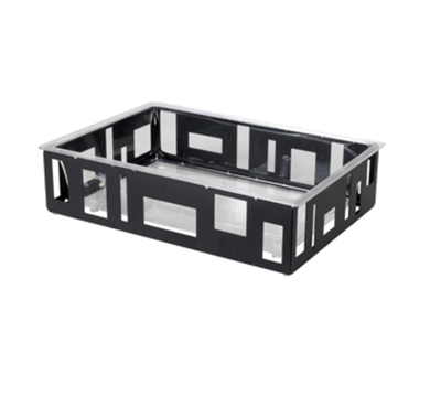 Rosseto SM113 Black Acrylic Rectangular Large Ice Tub