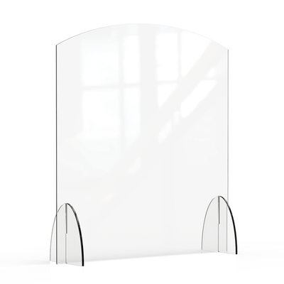 Rosseto AG016 36" W x 40" H Clear Acrylic Avant Guarde Sneeze Guard or Health Safety Shield