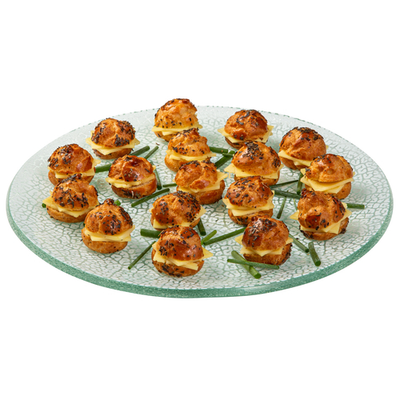 Rosseto GLS038W White Round Foglia Platter