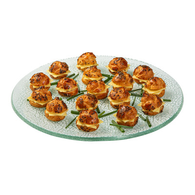 Rosseto GLS038W White Round Foglia Platter