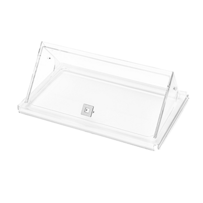Rosseto SA127 Clear Plexiglass Rectangular Dome Multi Chef Cooler Lid