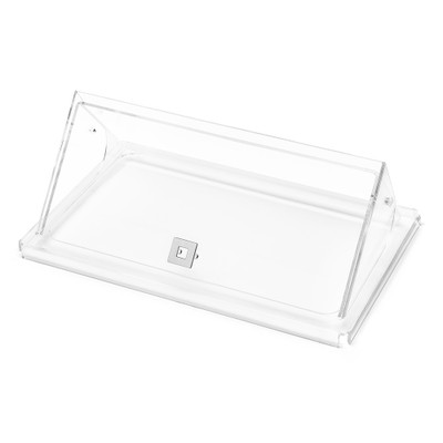 Rosseto SA127 Clear Plexiglass Rectangular Dome Multi Chef Cooler Lid