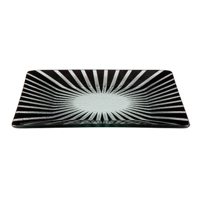 Rosseto GLS033B Black Square Stelo Platter