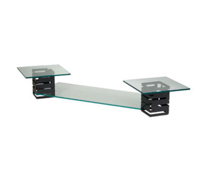 Rosseto D620RB 6" W Black Stainless Steel Square Multi-Level Skycap Riser