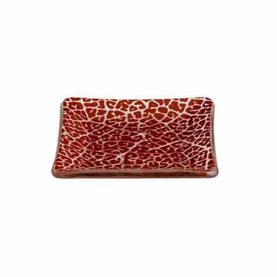 Rosseto GLS058C Cognac Square Foglia Mini Plate