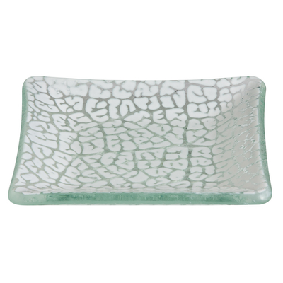 Rosseto GLS058W White Square Foglia Mini Plate