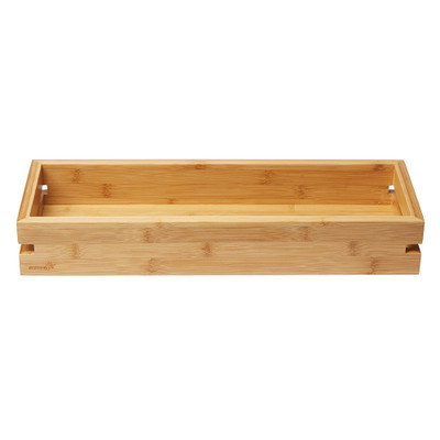 Rosseto BD133 Natural Finish Bamboo Medium Rectangular Natura Tray