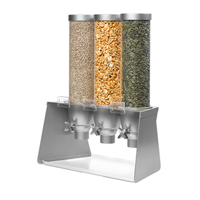 Rosseto EZ564 (3) 1.3 Gal. Tabletop EZ-SERV Dry Product Dispenser