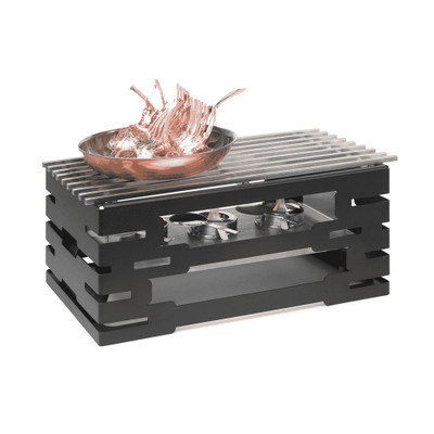 Rosseto SK032 Black 6-Piece Multi-Chef Warmer Kit