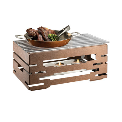 Rosseto SK052 Bronze Rectangular Multi-Chef Warmer Kit