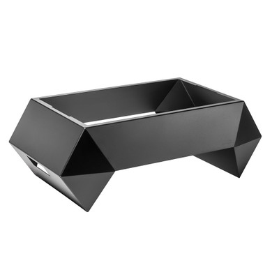 Rosseto SM273 Black Stainless Steel Rectangular Diamond Multi Chef Frame