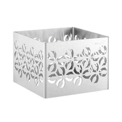 Rosseto LD157 Silver Stainless Steel Square Stamped Iris Riser