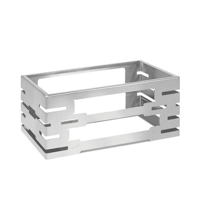 Rosseto SM343 21.6" W Silver Stainless Steel Rectangular Multi Chef Base