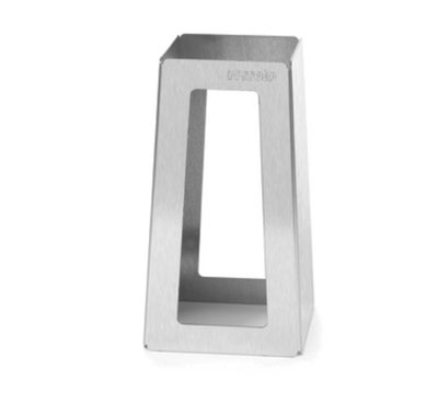 Rosseto SM151 5" W Silver Stainless Steel Trapezoid with Protective Coating Pyramid Riser